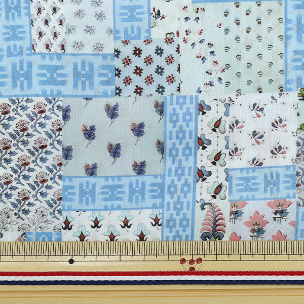 [From quantity 5] Fabric "Liberty Liberty Print Tana lawn Ikat Nets DC31445-C" Liberty Japan