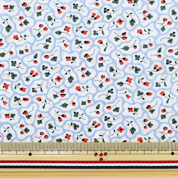 [From quantity 5] Fabric "Liberty Liberty Print Tana lawn Floral paving DC31448-A" Liberty Japan