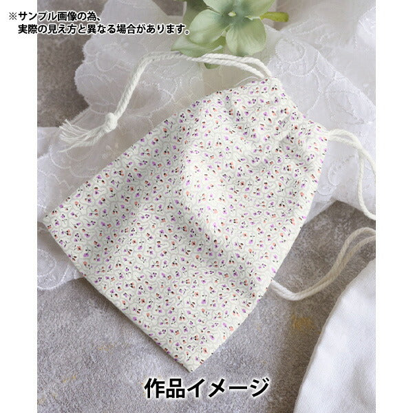 [From quantity 5] Fabric "Liberty Liberty Print Tana lawn Floral Paving DC31448-B" Liberty Japan