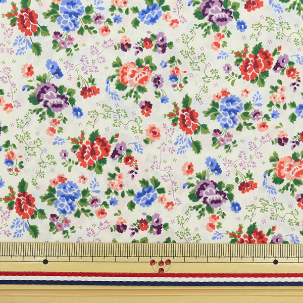 [From quantity 5] Fabric "Liberty Liberty Print Tana lawn Lizzy Rose DC31457-A" Liberty Japan