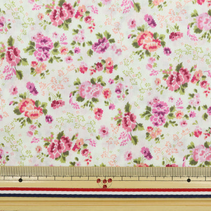 [From quantity 5] Fabric "Liberty Liberty Print Tana lawn Lizzy Rose DC31457-B" Liberty Japan