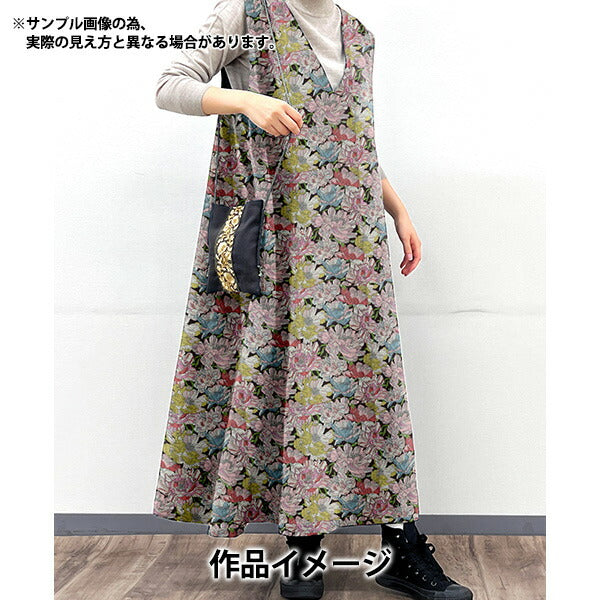 [From quantity 5] Fabric "Liberty Liberty Print Corduroy Black Burn 3631226L121A" Liberty Japan
