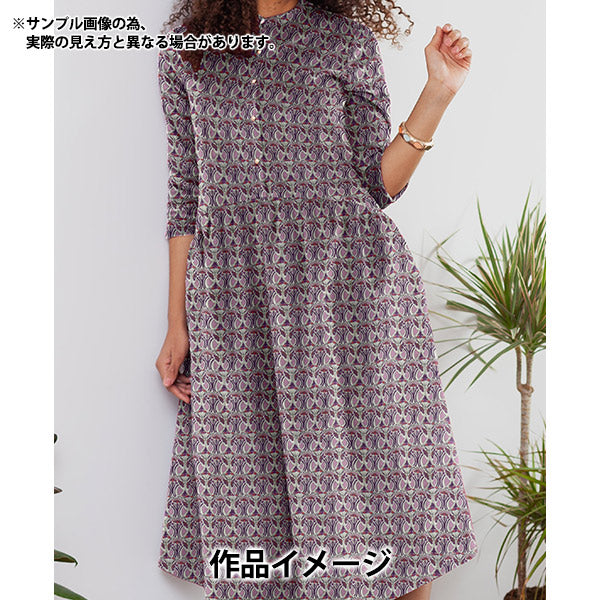 [來自數量5] 織物 "Liberty Liberty Print Airicotto Mauberina 3637278-J21E" Liberty Japan