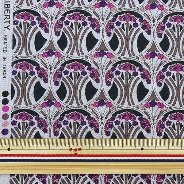 [From quantity 5] Fabric "Liberty Liberty Print Airicotto Mauberina 3637278-J21G" Liberty Japan