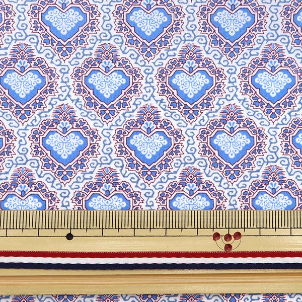 [From quantity 5] Fabric "Liberty Liberty Print Tana lawn King of Hearts 3632107-22AT" Liberty Japan