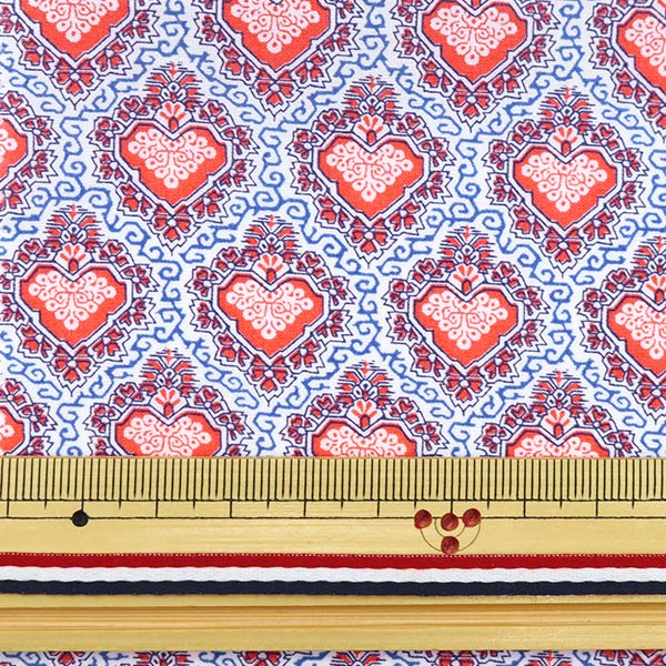 [From quantity 5] Fabric "Liberty Liberty Print Tana lawn King of Hearts 3632107-22BT" Liberty Japan