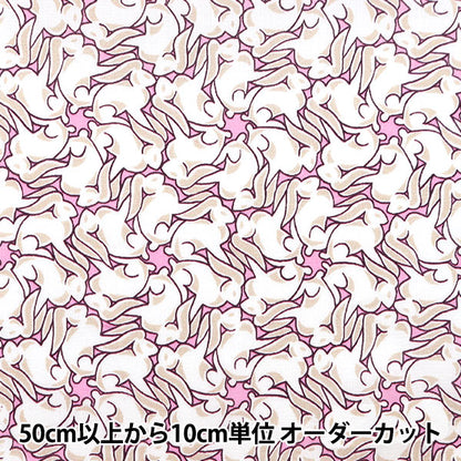 [From quantity 5] Fabric "Liberty Liberty Print Tana lawn Tumbling Tales 3632108-22BT" Liberty Japan
