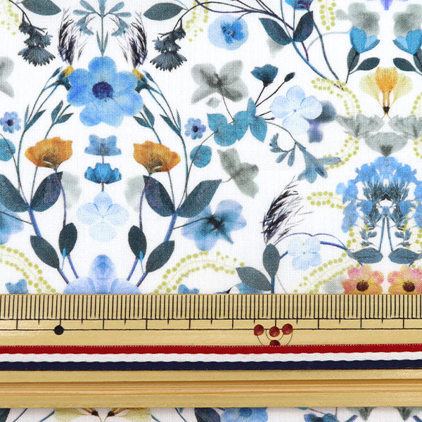 [From quantity 5] Fabric "Liberty Liberty Print Tana lawn Aurora 3632129-22AT" Liberty Japan
