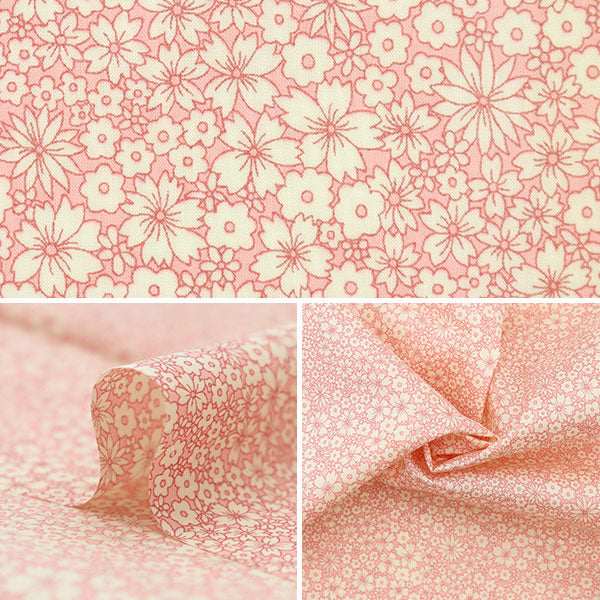[From quantity 5] Fabric "Liberty Liberty Print Tana lawn Jacqueleans Blossom 3632132-P22B" Liberty Japan