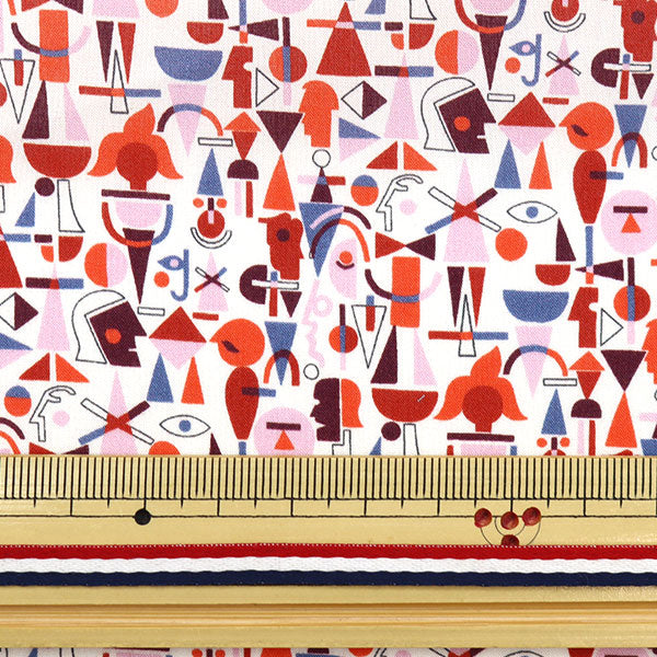 [From quantity 5] Fabric "Liberty Liberty Print Tana lawn Bauhaus Shomen 3632148-22AT" Liberty Japan