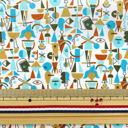 [From quantity 5] Fabric "Liberty Liberty Print Tana lawn Bauhaus Shomen 3632148-22BT" Liberty Japan