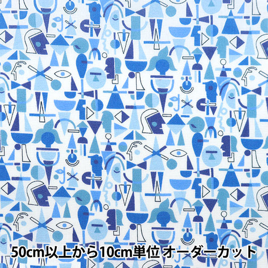 [From quantity 5] Fabric "Liberty Liberty Print Tana lawn Bauhaus Shomen 3632148-22ct" Liberty Japan