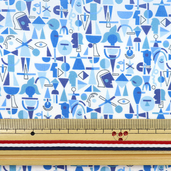 [From quantity 5] Fabric "Liberty Liberty Print Tana lawn Bauhaus Shomen 3632148-22ct" Liberty Japan