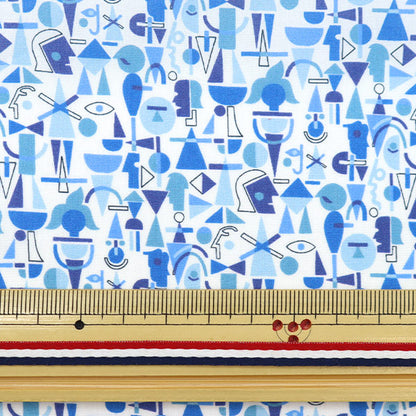 [From quantity 5] Fabric "Liberty Liberty Print Tana lawn Bauhaus Shomen 3632148-22ct" Liberty Japan