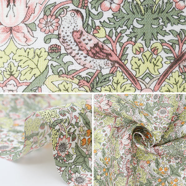 [From quantity 5] Fabric "Liberty Liberty Print Flanders Linen Strawberry Thief 36300129-X"