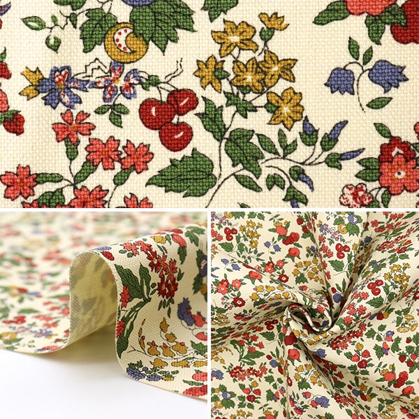 [From quantity 5] Fabric "Liberty Liberty Print No. 11 Canvas Nancy Ann 3286253-Y" Liberty Japan