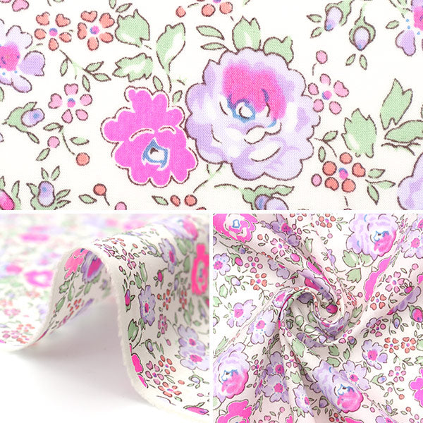 [From quantity 5] Fabric "Liberty neon color Tana lawn Felishite 3637113N-J22D" Liberty Japan