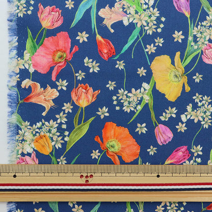 [From quantity 5] Fabric "Liberty Flora Love Collection Spring Brooms 3636421-D" Liberty Japan