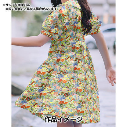 [From quantity 5] Fabric "Liberty Flora Love Collection Wild Flower Medu 3636422-D" Liberty Japan