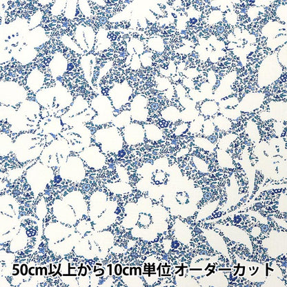 [From quantity 5] Fabric "Liberty Liberty Print Flanders Linen Bellaz Silhouette 3632141-J22C" Liberty Japan