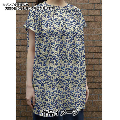 [From quantity 5] Fabric "Liberty Liberty Print Flanders Linen Wisteria Trellis DC29103-J16B" Liberty Japan