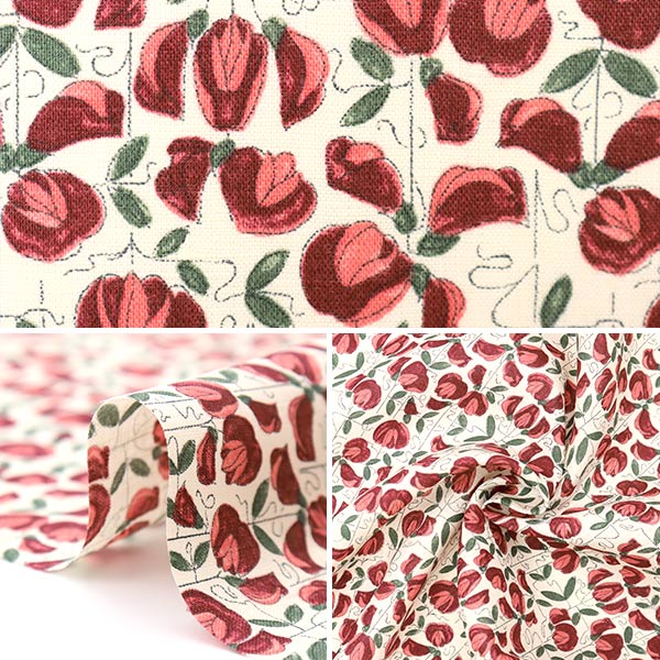 [From quantity 5] Fabric "Liberty Liberty Print Flanders Linen Wisteria Trellis DC29103-J22A" Liberty Japan
