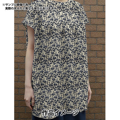 [From quantity 5] Fabric "Liberty Liberty Print Flanders Linen Wisteria Trellis DC29103-J22B" Liberty Japan
