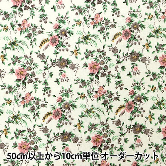 [来自数量5] 织物 "Liberty Liberty Print Flanders Linen Floribanda 3637073-A" 日本自由