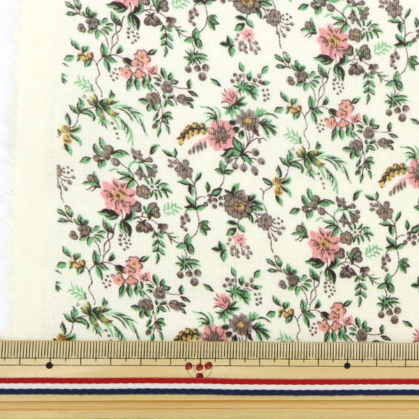 [来自数量5] 织物 "Liberty Liberty Print Flanders Linen Floribanda 3637073-A" 日本自由