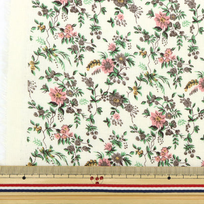[来自数量5] 织物 "Liberty Liberty Print Flanders Linen Floribanda 3637073-A" 日本自由