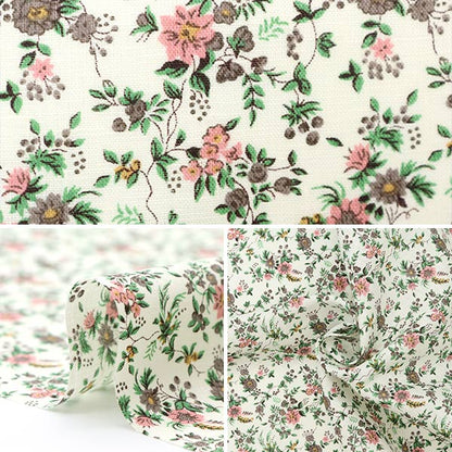 [来自数量5] 织物 "Liberty Liberty Print Flanders Linen Floribanda 3637073-A" 日本自由