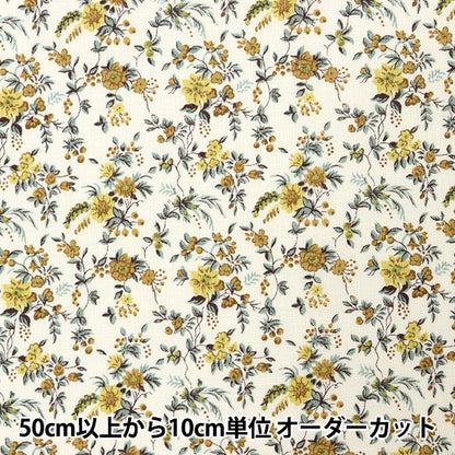 [来自数量5] 织物 "Liberty Liberty Print Flanders Linen Floribanda 3637073-X" 日本自由