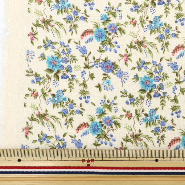 [来自数量5] 织物 "Liberty Liberty Print Flanders Linen Floribanda 3637073-Z" 日本自由