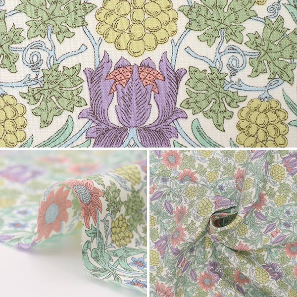 [From quantity 5] Fabric "Liberty Liberty Print Flanders Linen Sebaton 3639157-J22C" Liberty Japan