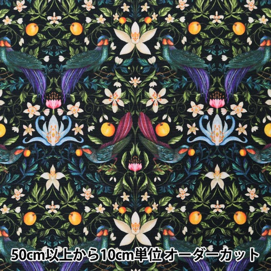 [来自数量5] 织物 "Liberty Liberty Print Nylons Run塔夫绸 Fourvidun水果36302100-20A" 日本自由