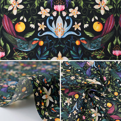 [来自数量5] 织物 "Liberty Liberty Print Nylons Run塔夫绸 Fourvidun水果36302100-SD20C" 日本自由