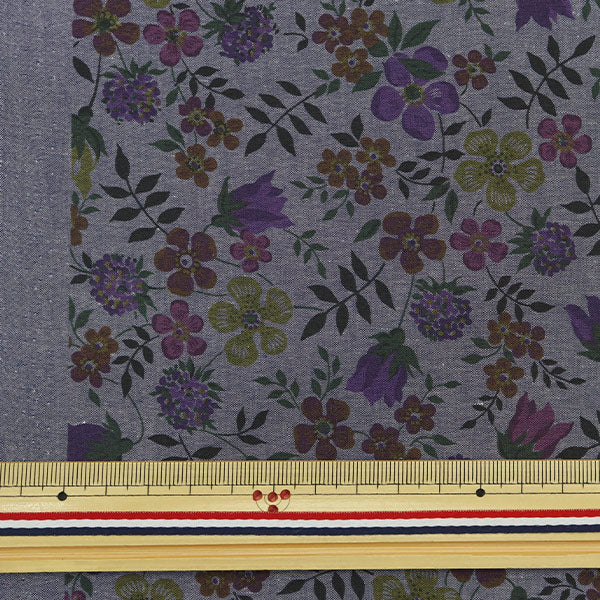 [From quantity 5] Fabric "Liberty Liberty Print Colombo Shambray Edenam 3637071-J22D" Liberty Japan