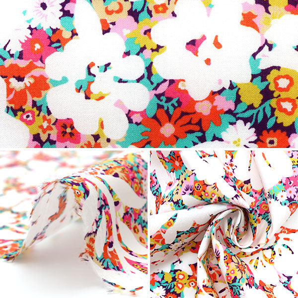 [From quantity 5] Fabric "Liberty Ocean Boyage Anabella Soap 5542104-SW22A" Liberty Japan