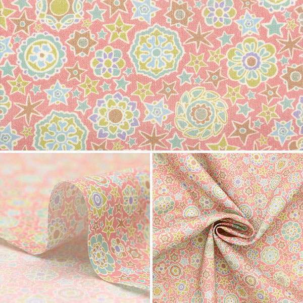 [From quantity 5] Fabric "Liberty Paradise Lands Mini Medalion 363J6438-A" Liberty Japan