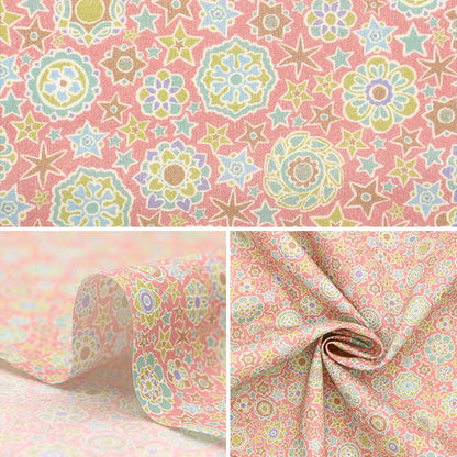 [From quantity 5] Fabric "Liberty Paradise Lands Mini Medalion 363J6438-A" Liberty Japan