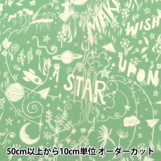 [From quantity 5] Fabric "Liberty Paradise Lands Star Wichish 363J6441-C" Liberty Japan