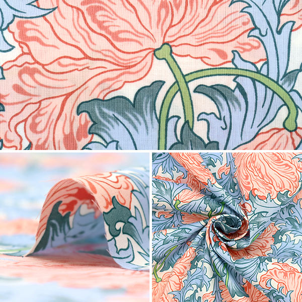 [From quantity 5] Fabric "Liberty House Oblivati ​​Loles Revere 3632203-22AT" Liberty Japan
