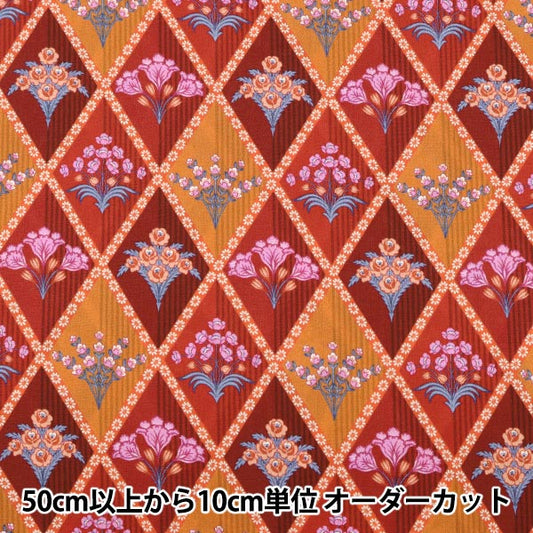 [来自数量5] 织物 "Liberty House Oblivati Floral Harlequin 3632206-22bt" 日本自由