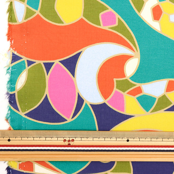 [From quantity 5] Fabric "Liberty House Oblivati ​​Cho's Paisley 3632231-22CT" Liberty Japan