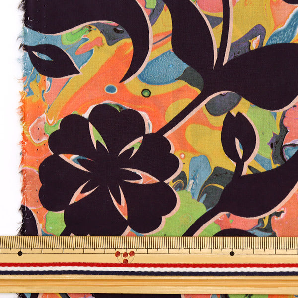 [From quantity 5] Fabric "Liberty House Oblivati ​​Floral Marble 3632235-22AT" Liberty Japan