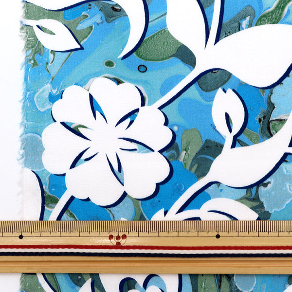 [From quantity 5] Fabric "Liberty House Oblivati ​​Floral Marble 3632235-22BT" Liberty Japan