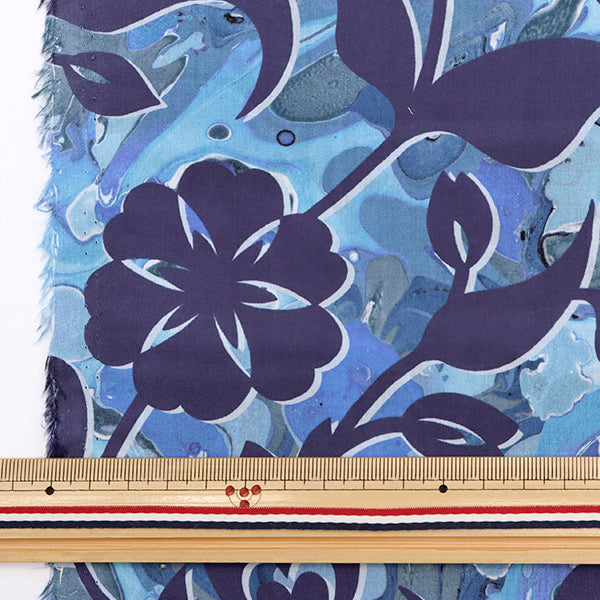 [From quantity 5] Fabric "Liberty House Oblivati ​​Floral Marble 3632235-22CT" Liberty Japan