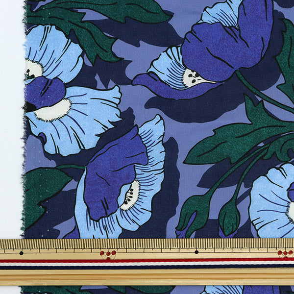 [From quantity 5] Fabric "Liberty House Oblivi Butterfield Poppy 3632201-22BT" Liberty Japan