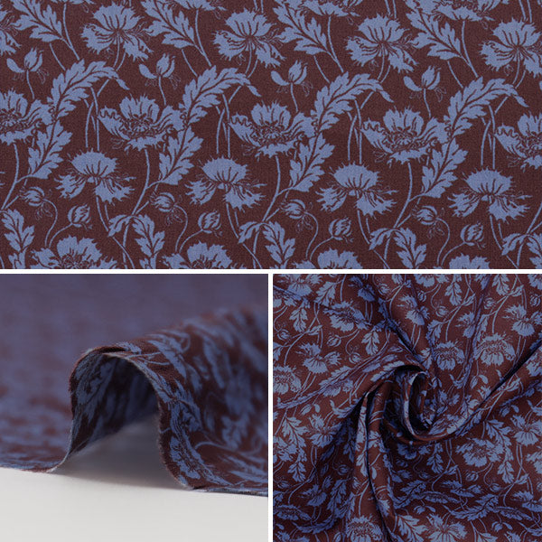 [From quantity 5] Fabric "Liberty House Oblivatutu Uet 3632202-22AT" Liberty Japan