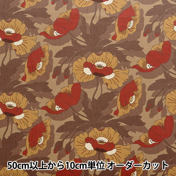 [From quantity 5] Fabric "Liberty Corduroy Butterfield Garden DC32387-J22C" Liberty Japan